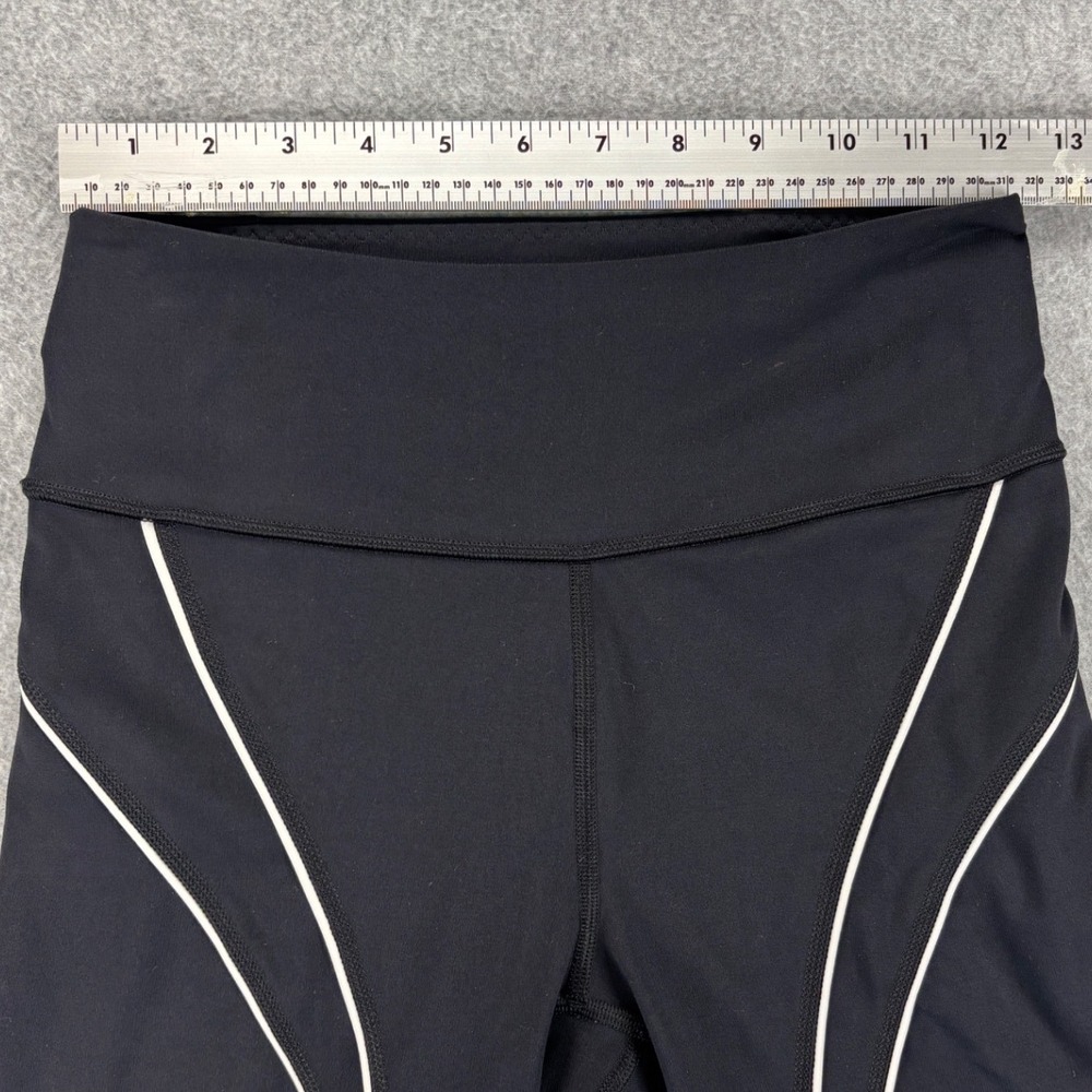 Victoria's Secret Sport Bike Shorts Womens S Black Compression High Rise Pocket - Picture 8 of 10